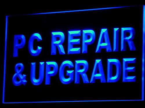 PC Repair & Upgrade Computer LED Neon Light Sign